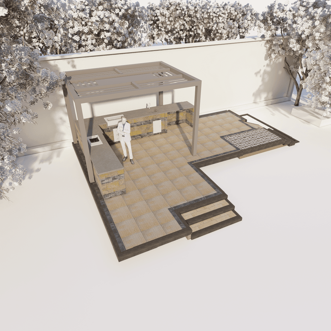 Outdoor Kitchen 4082 - 9.84 x 6.79 m